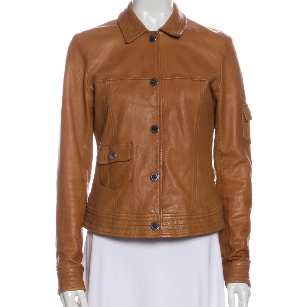 Mulberry Leather Jacket